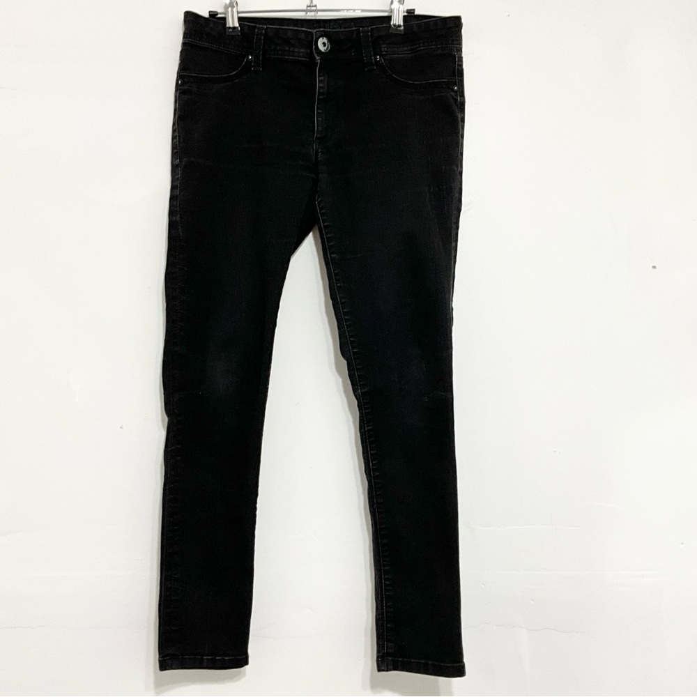 DL1961 Women Emma Legging Denim Jeans Black Wash Mid Rise Size 29